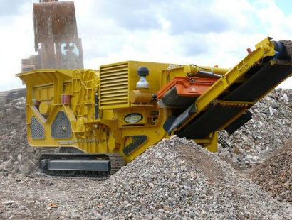 履帶式移動破碎站